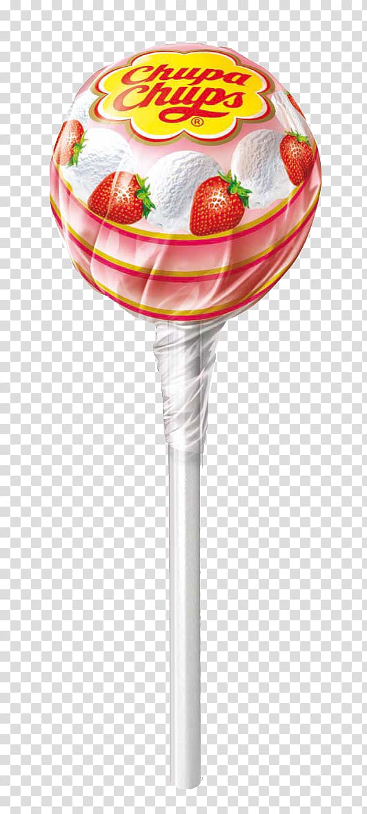 Chupa Chups lollipop illustration, Lollipop Cream Chupa Chups Ramune Strawberry, chupa chups transparent background PNG clipart
