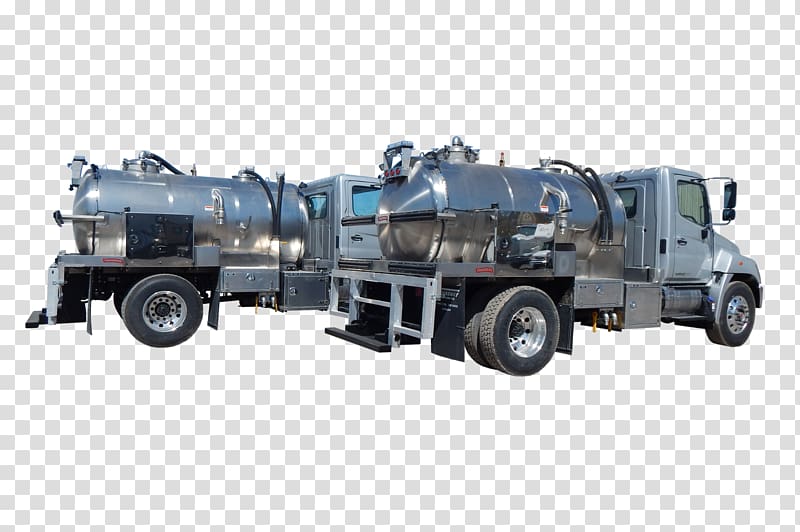 Vacuum truck Machine Motor vehicle Septic tank, truck transparent background PNG clipart