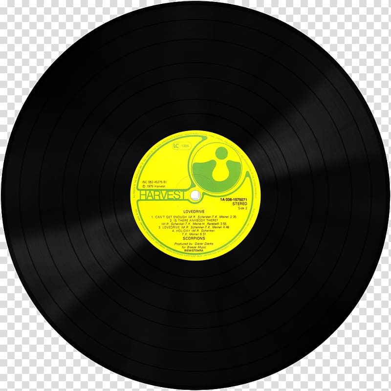 Compact disc Lovedrive Phonograph record Music Scorpions, vinyl record transparent background PNG clipart