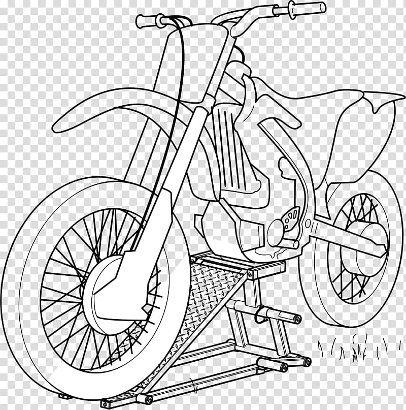Car Motorcycle Coloring book Illustration, Motorcycle Sprockets transparent background PNG clipart