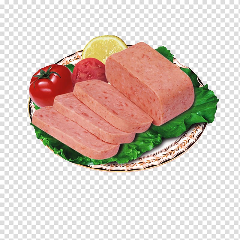 Shanghai Hot pot Ham Spam Fried egg, Luncheon meat transparent background PNG clipart