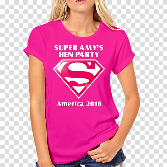 Printed T-shirt Top Sleeve, hen party transparent background PNG clipart