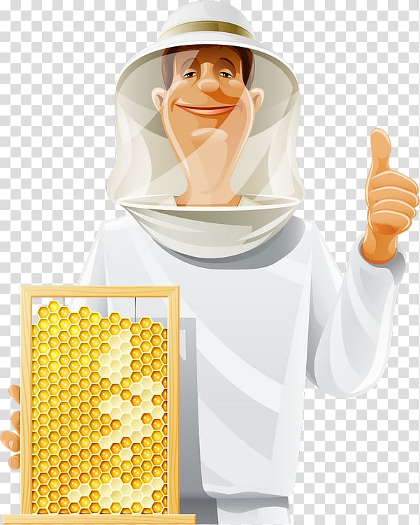 Beekeeping Beekeeper Apiary, bee transparent background PNG clipart
