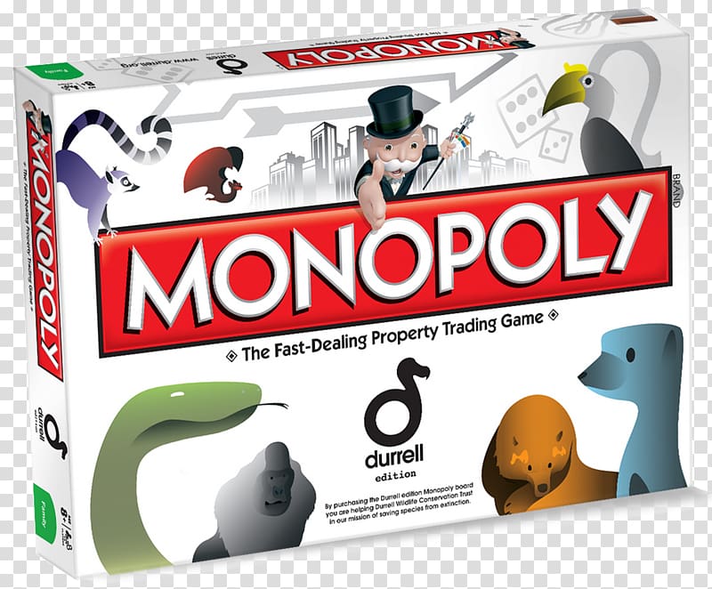 USAopoly Monopoly Cluedo Board game, Gerald Durrell transparent background PNG clipart