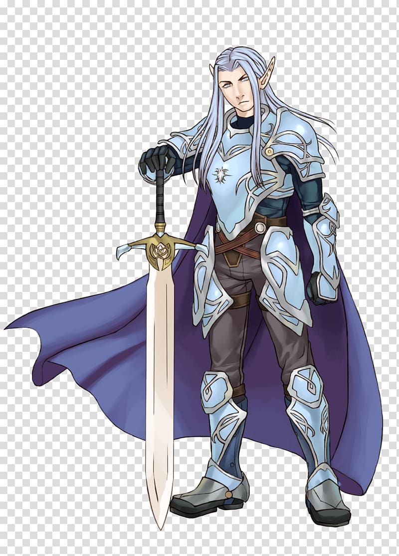 Knight Costume design Figurine Anime, Knight transparent background PNG clipart