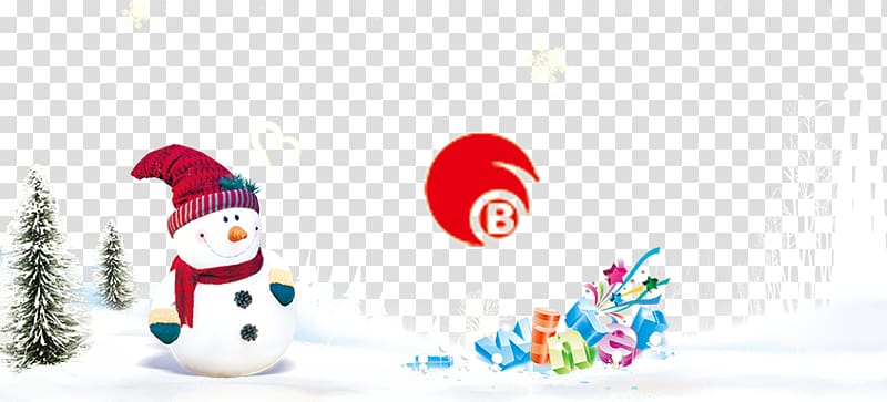 Winter Poster Snowman, Creative winter transparent background PNG clipart