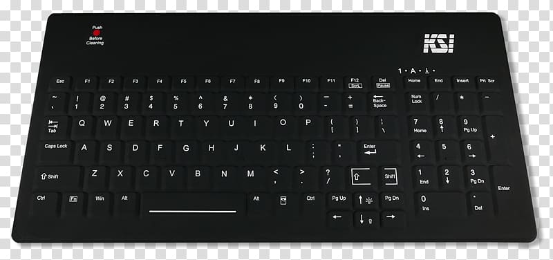 Computer keyboard Numeric Keypads Touchpad Space bar Laptop, Laptop transparent background PNG clipart