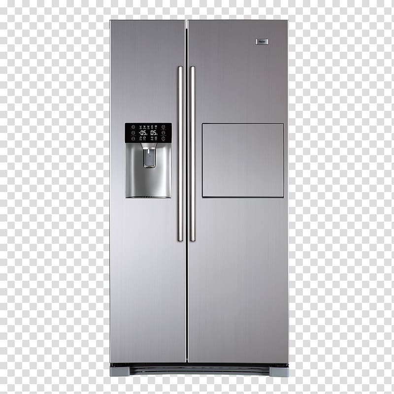 Refrigerator Haier Auto-defrost Washing Machines Home appliance, refrigerator transparent background PNG clipart