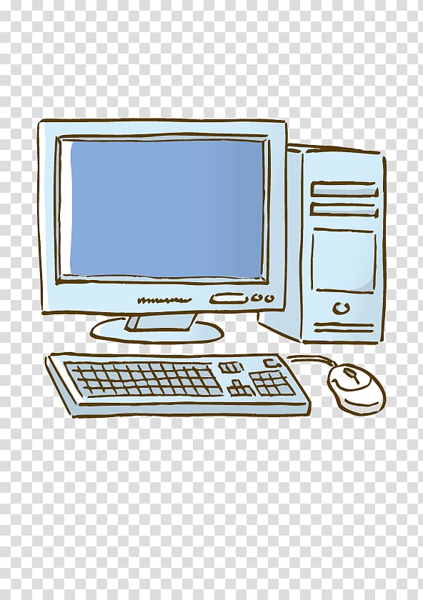 Computer mouse Drawing , Hand drawn computer transparent background PNG clipart