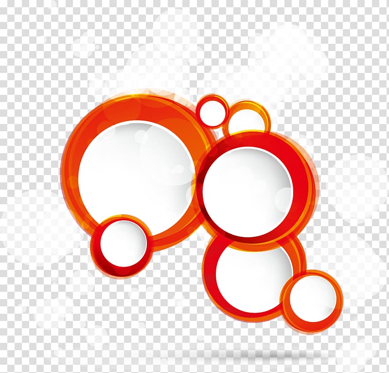 Red circle pattern transparent background PNG clipart