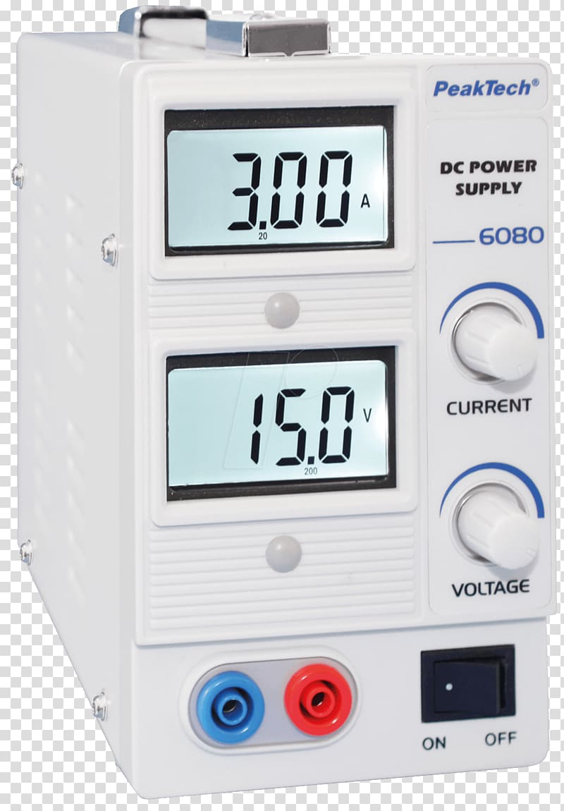 Power Converters PeakTech Prüf, und Messtechnik GmbH Direct current Transformer Electric potential difference, Switchedmode Power Supply transparent background PNG clipart