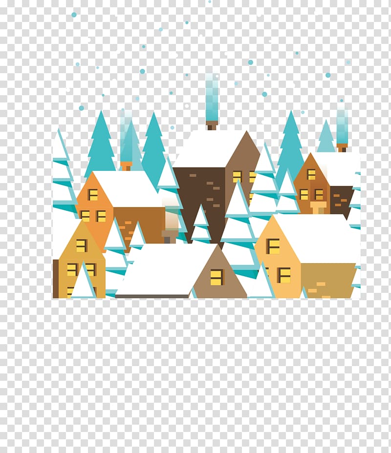 Daxue Snow Winter, Snow house snow creatives transparent background PNG clipart