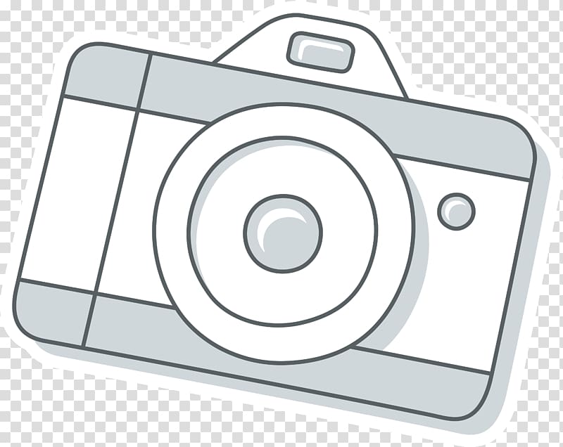 Personally identifiable information Camera , Black simple line camera transparent background PNG clipart