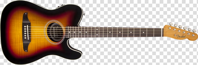 Acoustic guitar Fender Telecaster Acoustic-electric guitar Fender Mustang, Acoustic Guitar transparent background PNG clipart