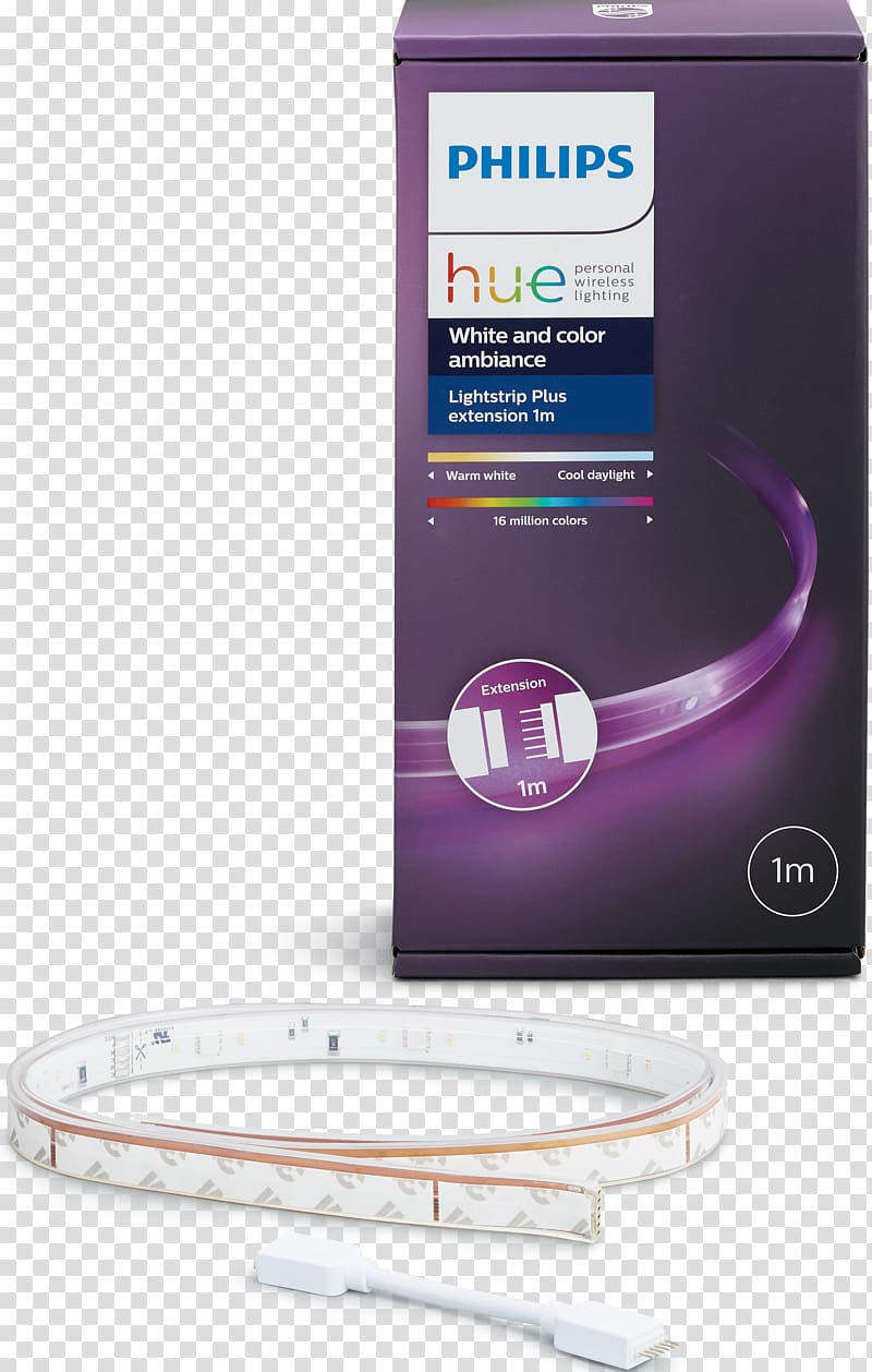 Philips Hue LED strip light Light-emitting diode, light transparent background PNG clipart