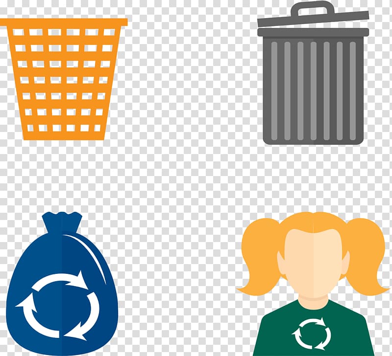 Recycling Waste Icon, Grid trash can transparent background PNG clipart