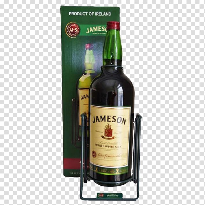 Liqueur Jameson Irish Whiskey Scotch whisky, wine transparent background PNG clipart