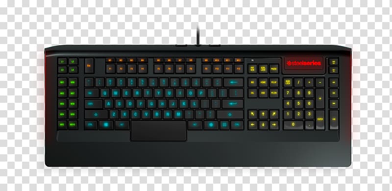 Computer keyboard Computer mouse Gaming keyboard SteelSeries Apex 100 Gaming keypad, Computer Mouse transparent background PNG clipart