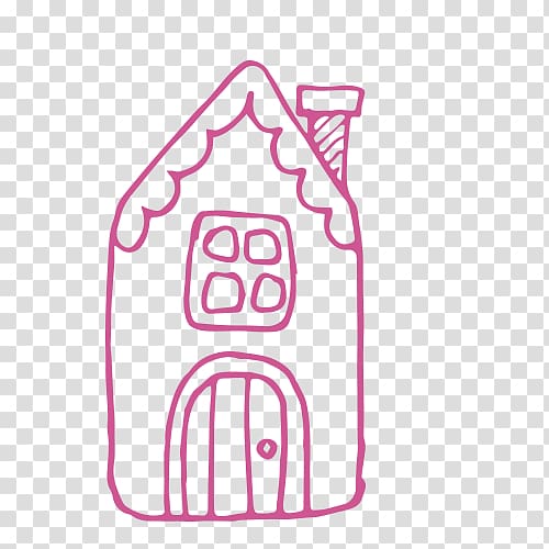 Small house deer stick figure transparent background PNG clipart