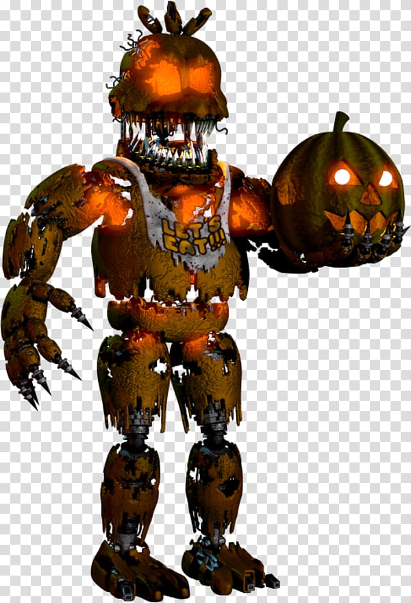 Five Nights at Freddy\'s 4 Nightmare Jack-o\'-lantern Jump scare, freddy 4 transparent background PNG clipart
