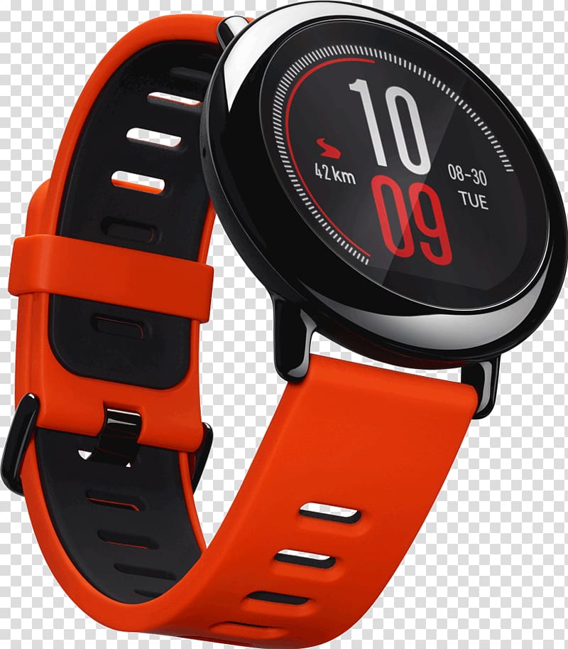 GPS Navigation Systems Smartwatch Amazfit Bip Xiaomi, watch transparent background PNG clipart