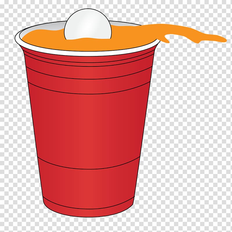 Beer pong Ping Pong Drinking game, plastic cup transparent background PNG clipart