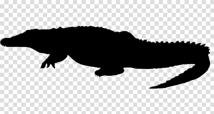 Crocodile Alligator Silhouette Tyrannosaurus , crocodile transparent background PNG clipart