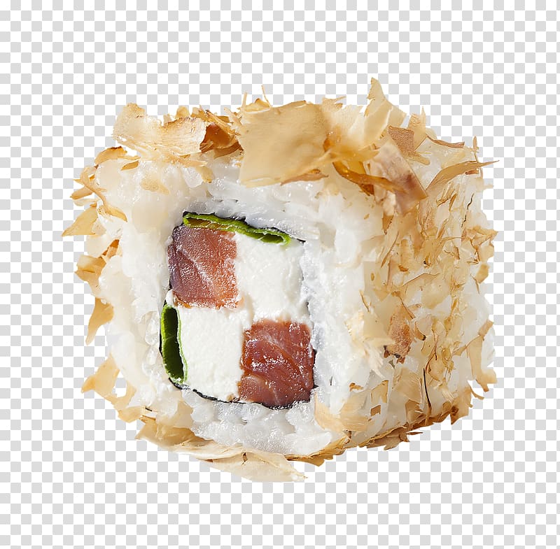 California roll Sushi Makizushi Tempura Philadelphia roll, sushi transparent background PNG clipart