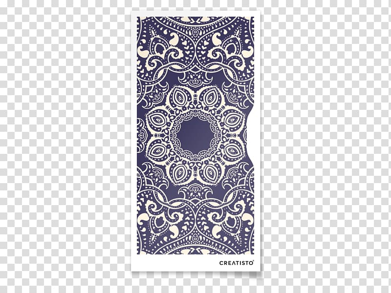 iPhone 6 Plus Douchegordijn iPhone X Curtain, Blue mandala transparent background PNG clipart