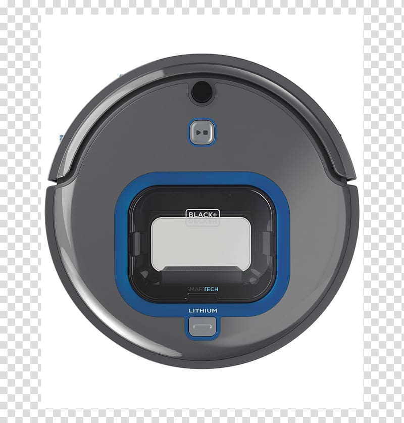 Robotic vacuum cleaner Black & Decker HRV425 PET Robotic Vacuum Black & Decker Black+decker Pet 2-in-1 Cordless Smartech Stick Vacuum HSVJ520JMPA07, others transparent background PNG clipart