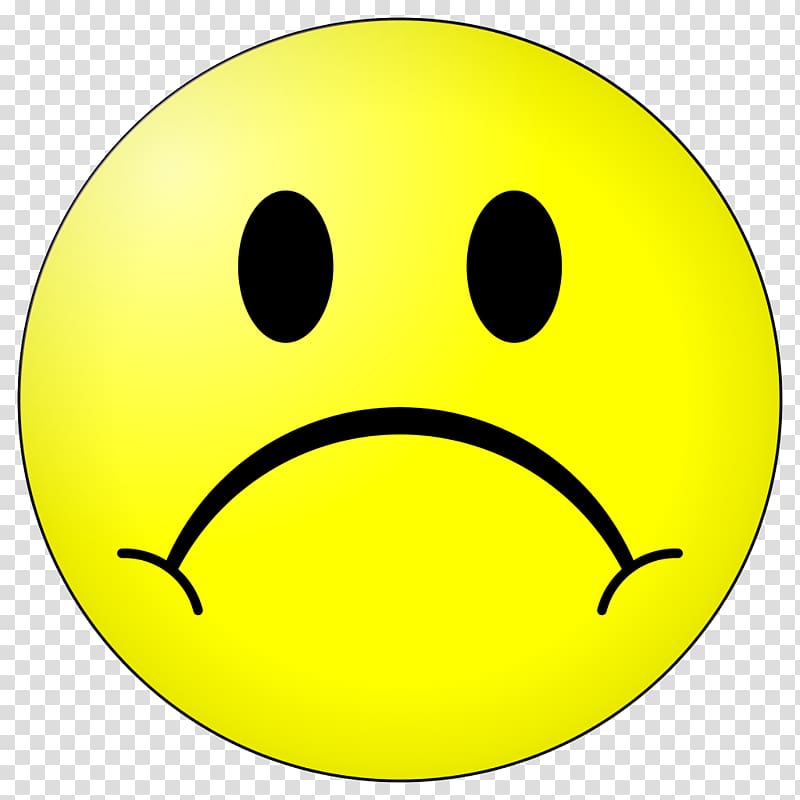 Smiley Emoticon Sadness , frowning transparent background PNG clipart