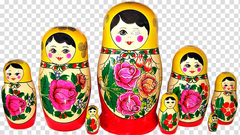 Matryoshka doll Toy Souvenir Russian, toy transparent background PNG clipart