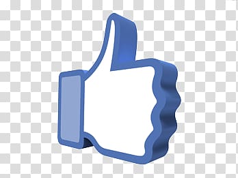 like sign , Thumb Up Side View Facebook Icon transparent background PNG clipart