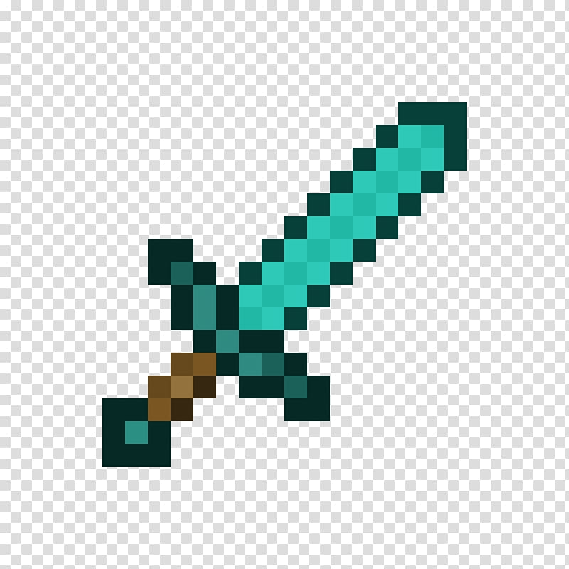 Diamond, diamond Sword, foam Weapon, pickaxe, Shovel, axe, foam, video  games, Minecraft, Sword