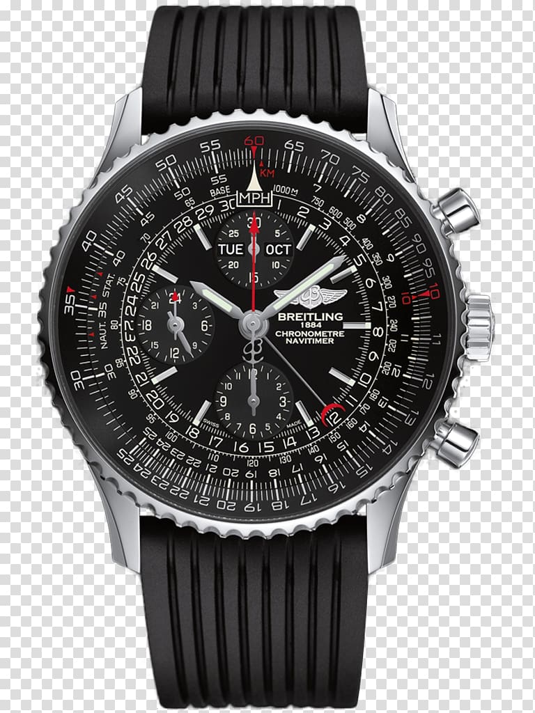 Breitling SA Breitling Navitimer Automatic watch Chronograph, watch transparent background PNG clipart