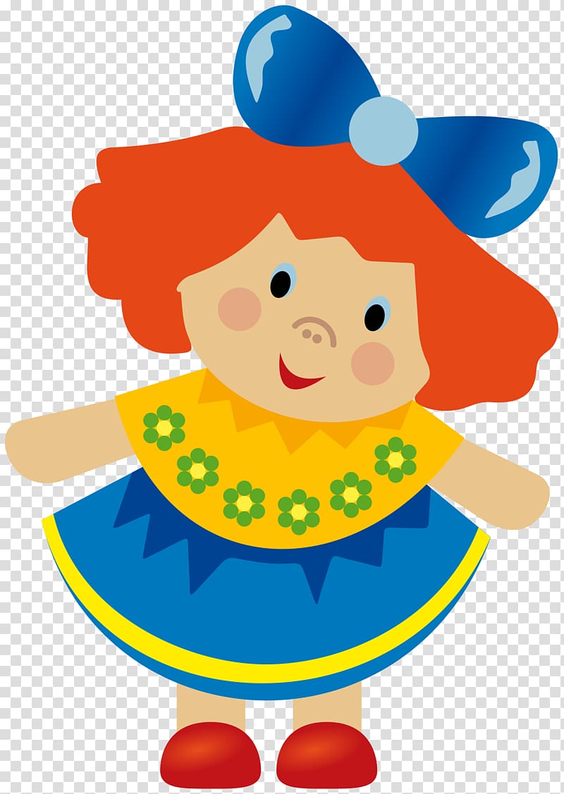 Raggedy Ann Rag doll Toy , doll transparent background PNG clipart