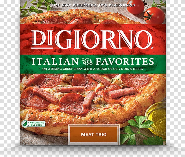 Sicilian pizza Italian cuisine Meatball Digiorno Pizza, pizza transparent background PNG clipart