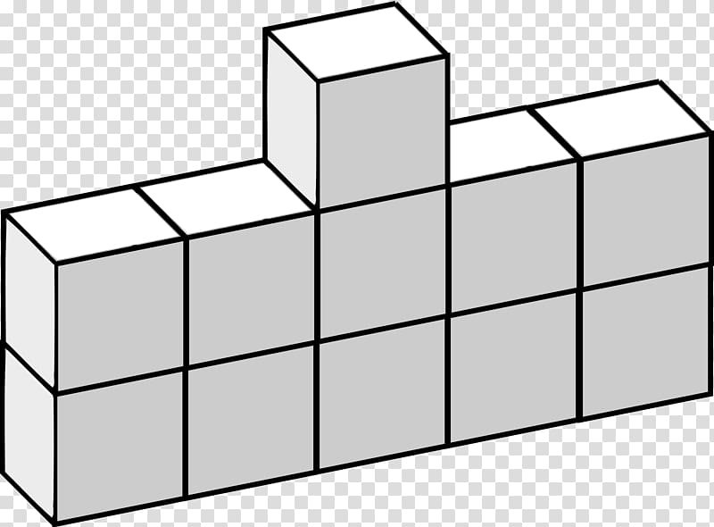 3D Tetris Toy block Three-dimensional space, cube transparent background PNG clipart