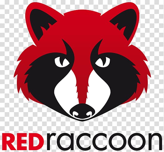 Raccoon Red fox Web hosting service Domain name Website, Red Web Website transparent background PNG clipart