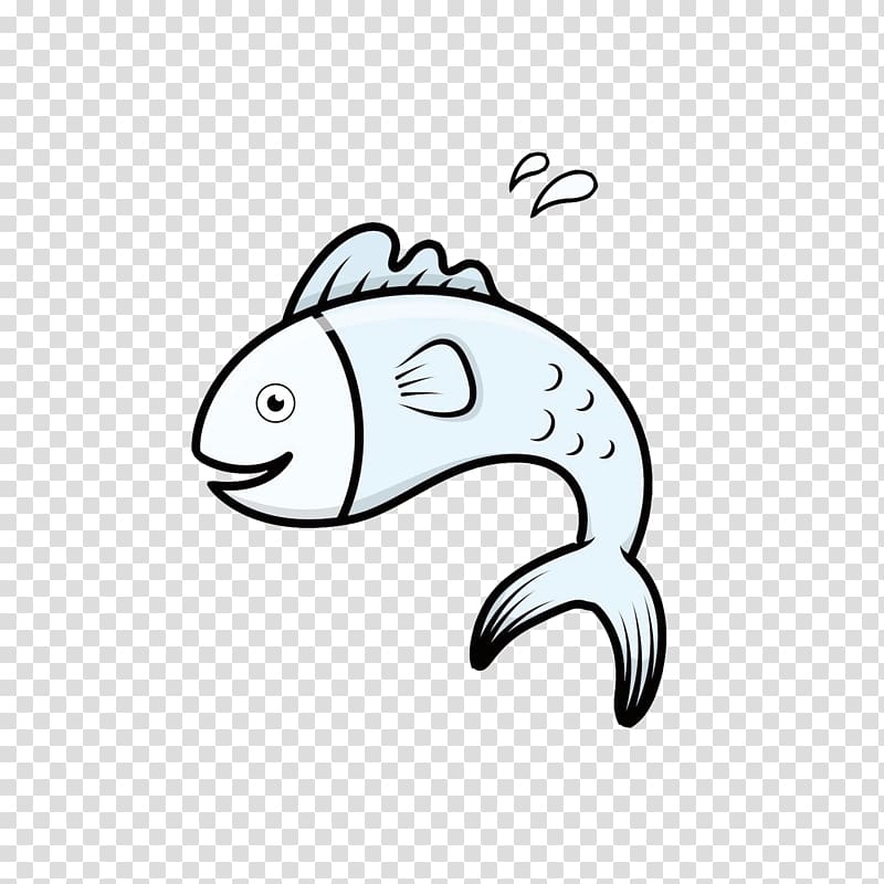 Cartoon Fish , Cartoon fish jump transparent background PNG clipart