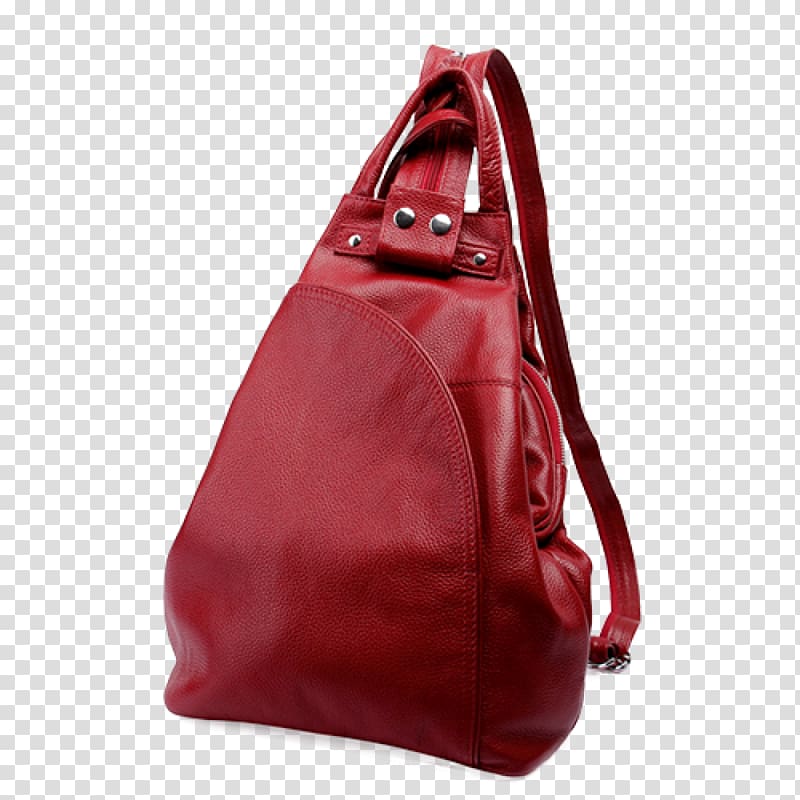 Handbag Backpack Leather Red Baggage, backpack transparent background PNG clipart