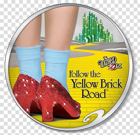 Dorothy Gale Ruby slippers Yellow brick road The Wizard of Oz, Ruby Slippers transparent background PNG clipart