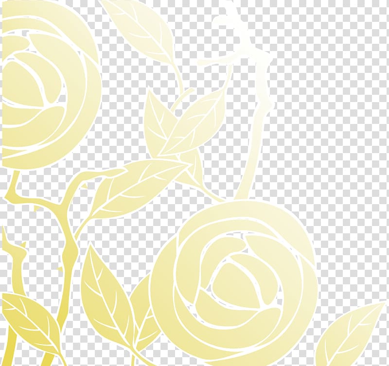 Petal Drawing Flora Pattern, Yellow Rose Background transparent background PNG clipart