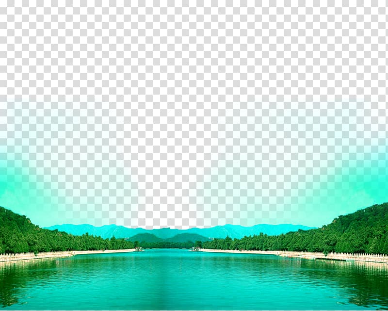 Google Resource, Lake scenery transparent background PNG clipart