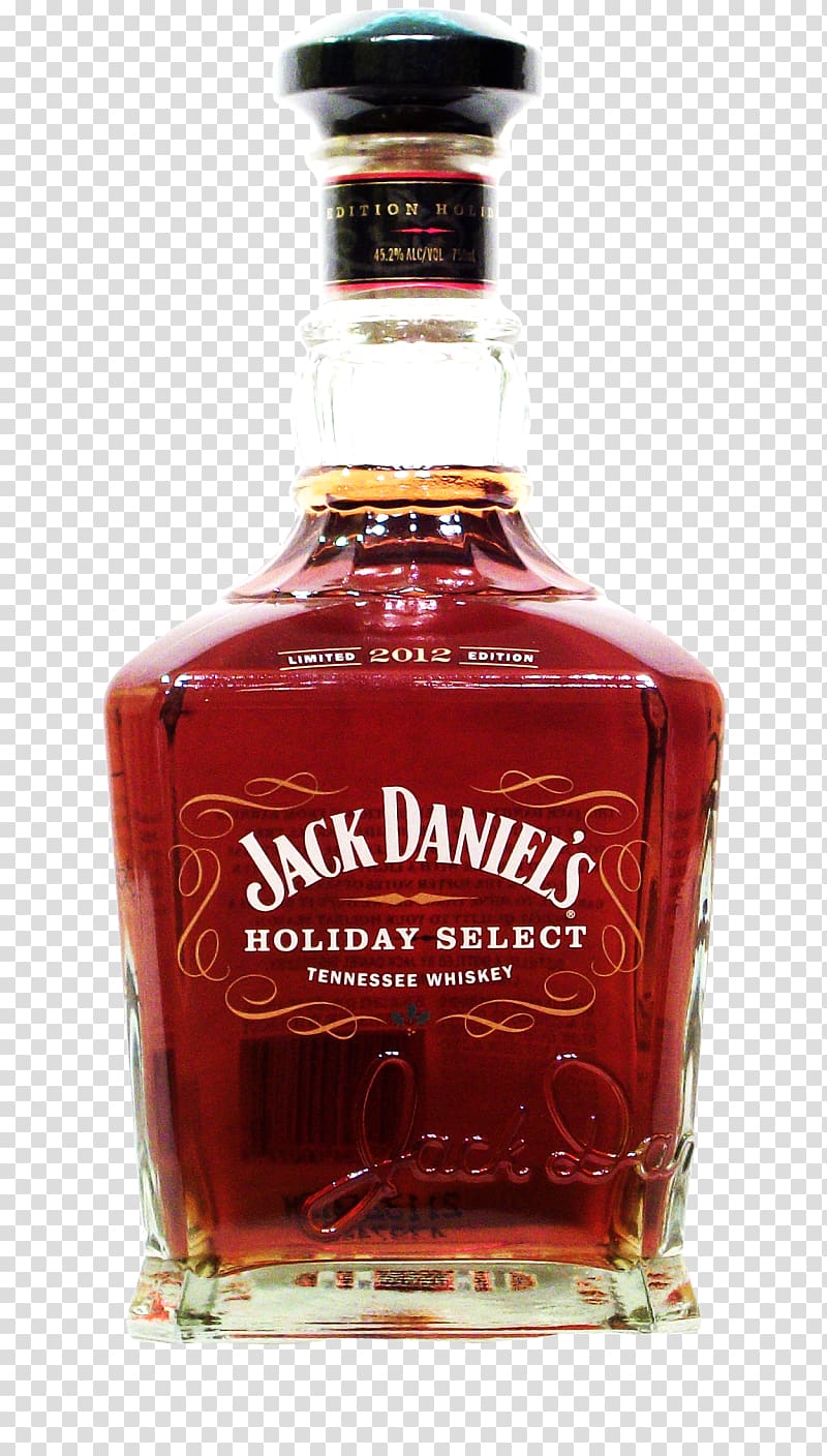 Tennessee whiskey Distilled beverage Liqueur American whiskey Jack Daniel's, bottle transparent background PNG clipart