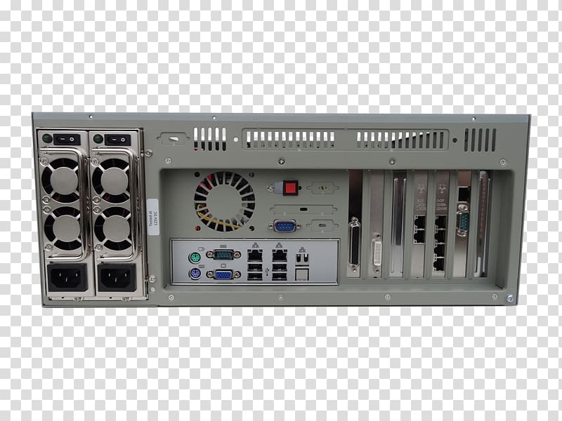 Electronic component 19-inch rack Industrial PC Computer hardware Rugged computer, Computer transparent background PNG clipart