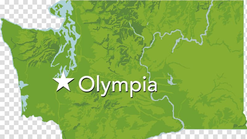 Wenatchee Olympia Map U.S. state South Dakota, typogrpahic transparent background PNG clipart