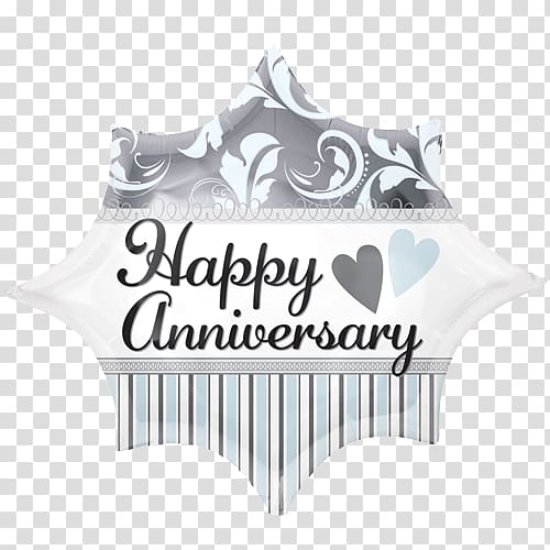 Mylar balloon Birthday Party Anniversary, heart-shaped spray transparent background PNG clipart