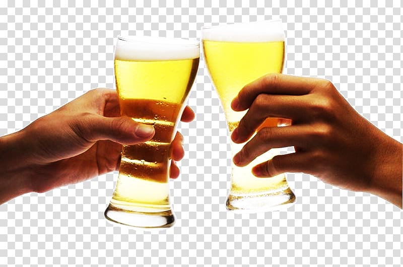 two person doing cheers, Beer Cup Toast, Drink a toast toast creative scene transparent background PNG clipart