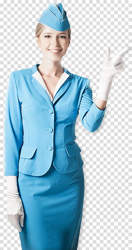 Flight attendant Air travel Uniform, others transparent background PNG clipart